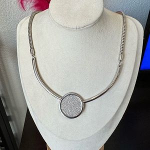 Chicos Silver Sparkling Necklace